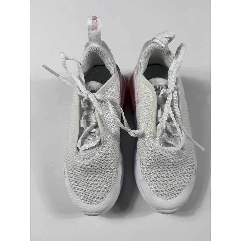 Nike Air Max 270 Little Kids Shoes White Pink Foam size 13 kids youth